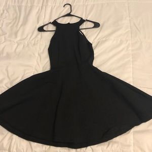 Black skater dress